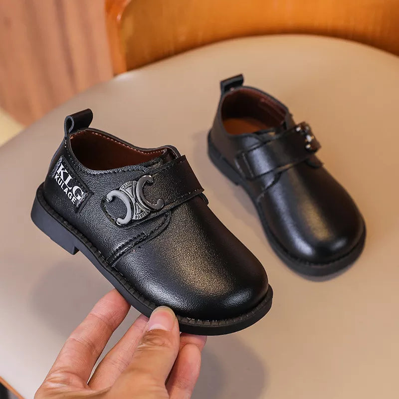 Sapato de Couro Infantil com Velcro - Sejakids