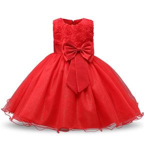 Vestido de Princesa Festas Vermelho - Sejakids
